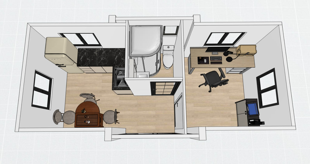200 Sqft. Tiny Home - 10x20'