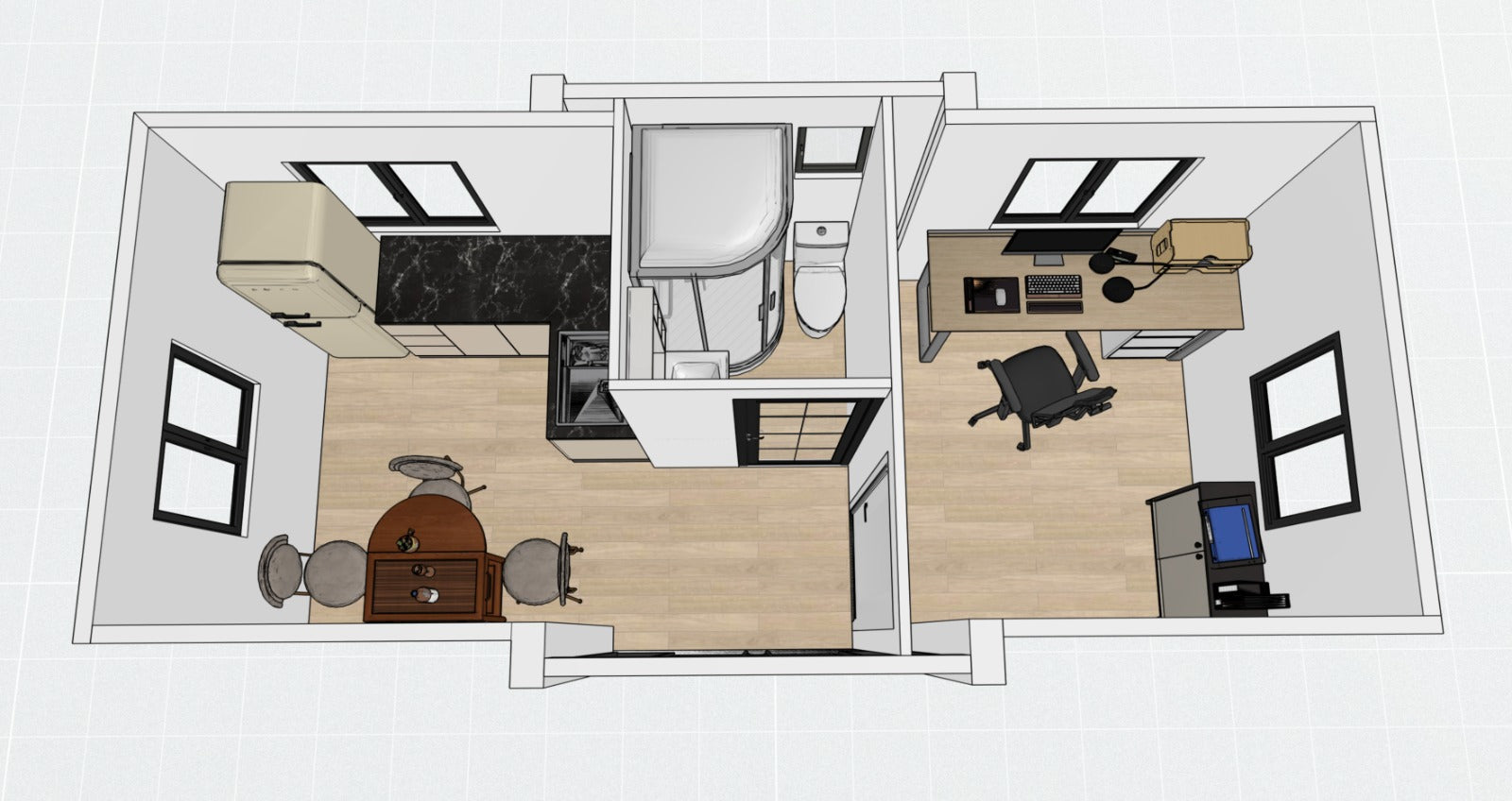 200 Sqft. Tiny Home - 10x20'