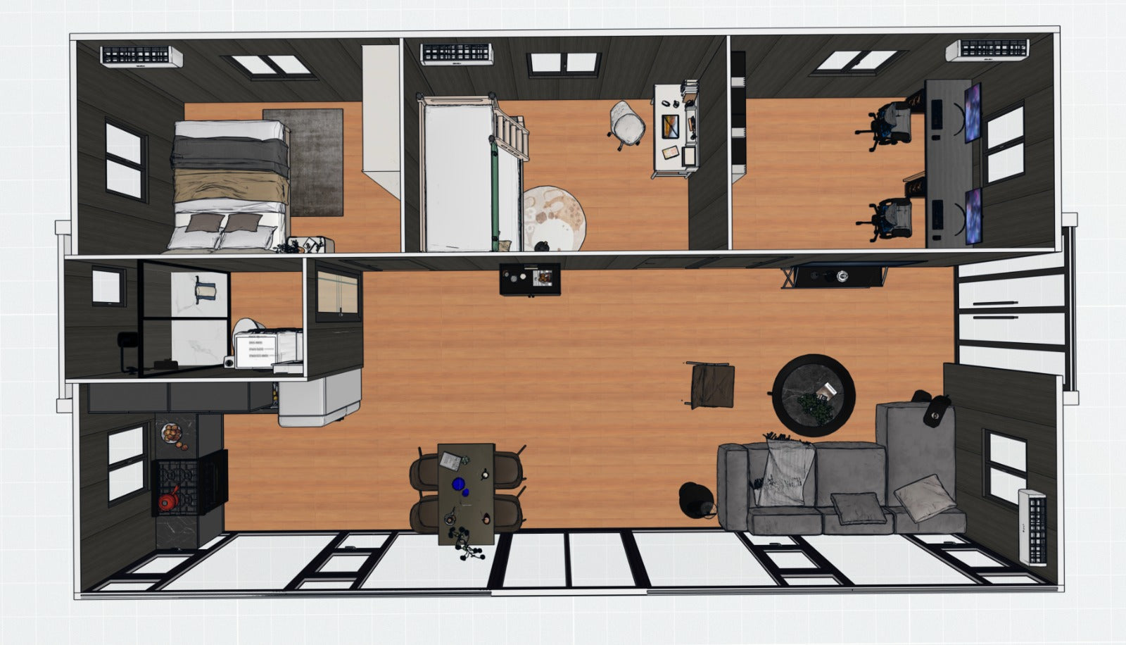 800 Sqft. Tiny Home - 20x40'